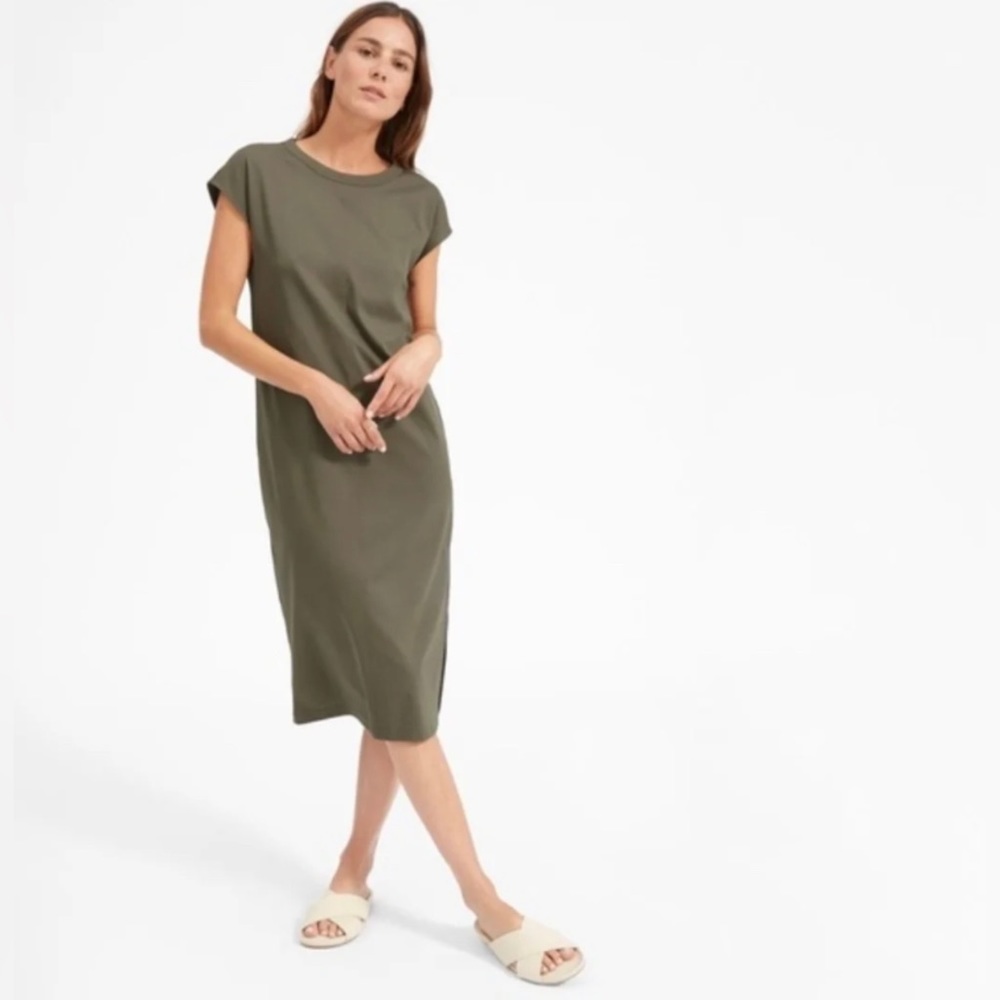 Everlane Olive Midi Dress
